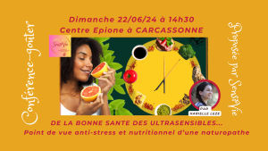 Conférence-goûter Juin 2024